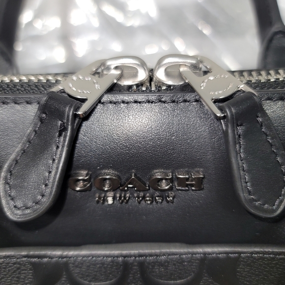 😘 NWT COACH SIGNATURE BUSINESS ATACHE COMPUTER WORK BUSINESS LAPTOP BAG - Picture 13 of 14